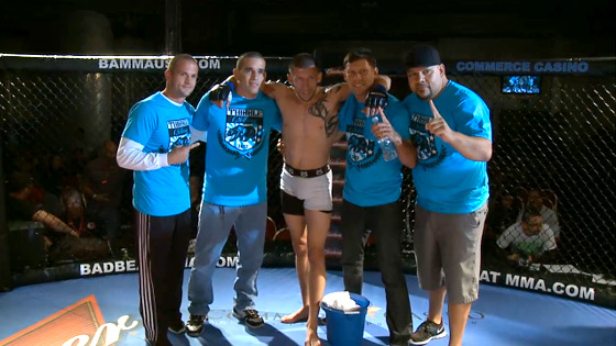 Jorge Valdez Team CVBJJ Badbeat 7 BAMMA USA