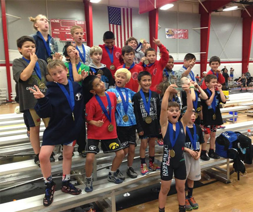 Team So Cal All Stars took 1st place at the Corcoran Duals